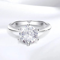 Moissanite Ring | Brilliant Cut | Vow Jewellery-Size 0.5-5.5-State of Style