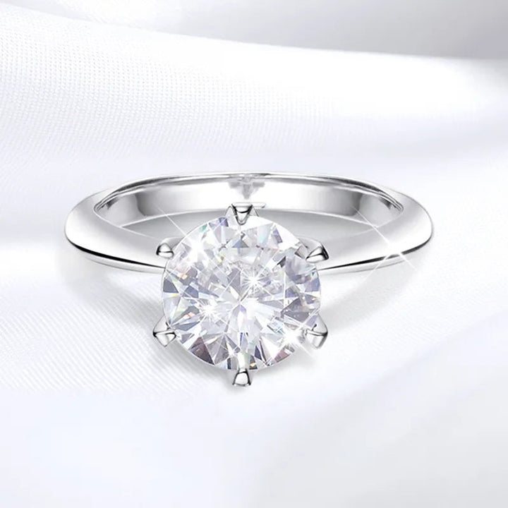 Moissanite Ring | Brilliant Cut | Vow Jewellery-Size 0.5-5.5-State of Style