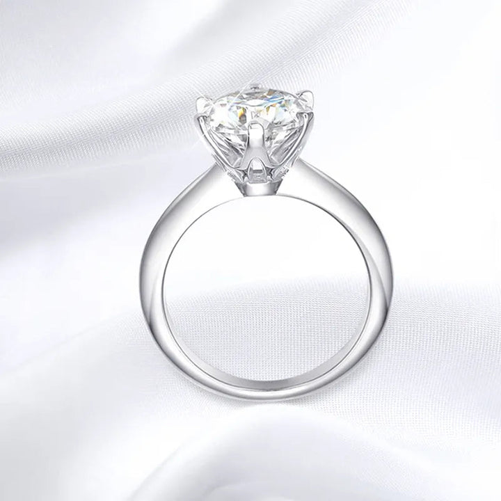 Moissanite Ring | Brilliant Cut | Vow Jewellery-Size 0.5-5.5-State of Style