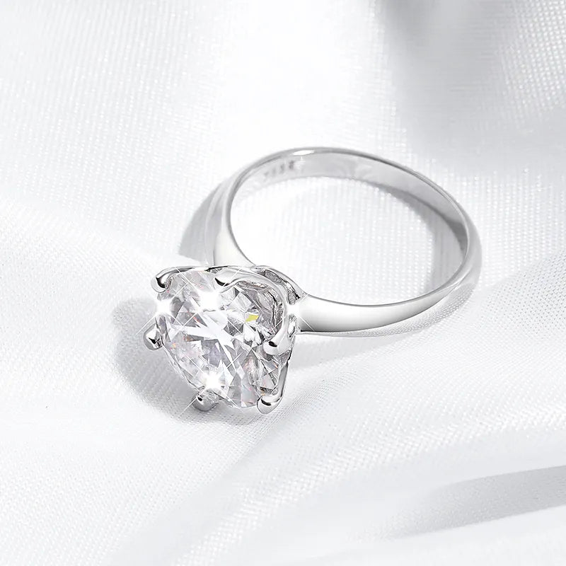 Moissanite Ring | Brilliant Cut | Vow Jewellery-Size 0.5-5.5-State of Style