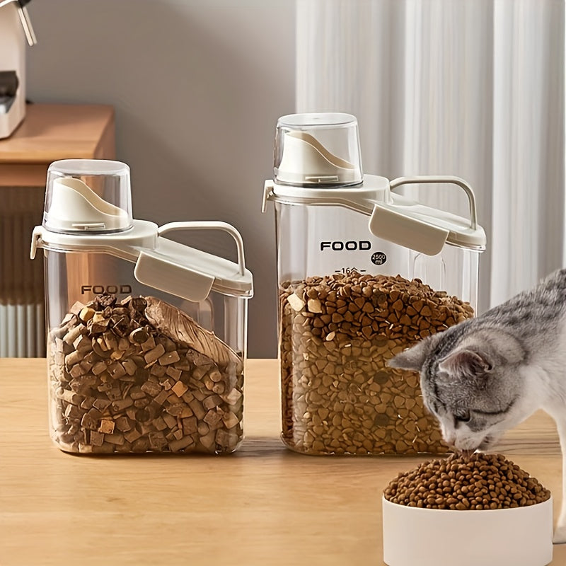 Moisture-Proof Pet Food Container with Measuring Cup - FreshBite-2800ml-State of Style
