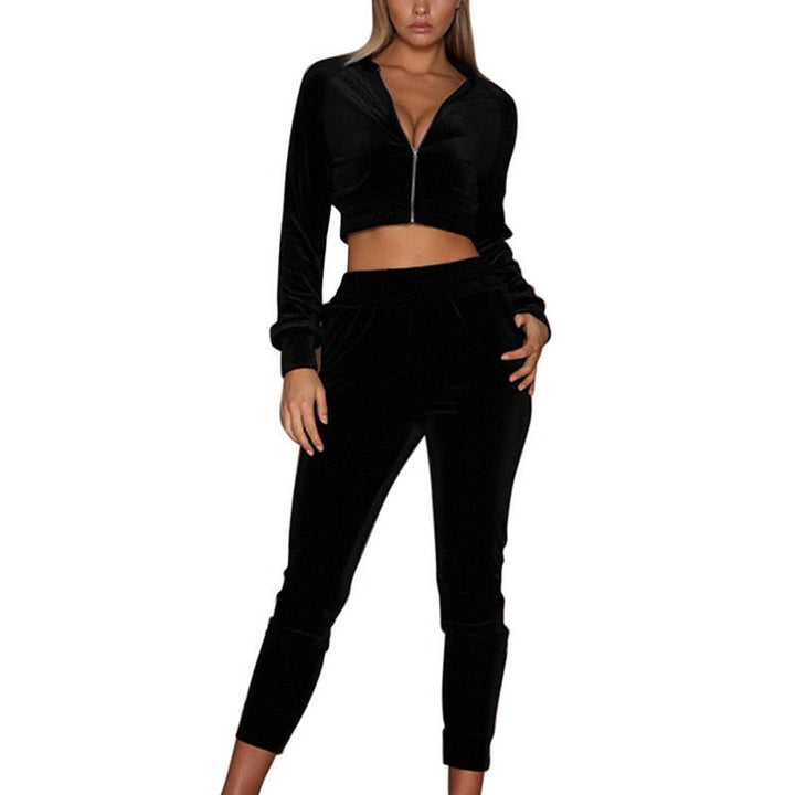MollysSuit | Women's Stylish Activewear Set-Black-S-State of Style
