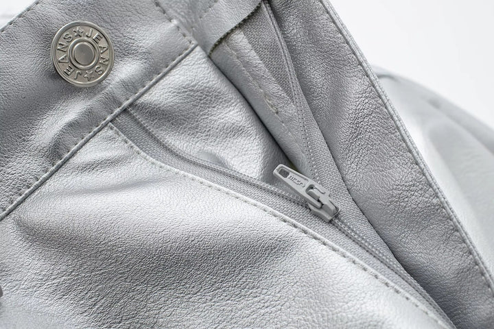 Monica Metallic Pants | Bold & Trendy Statement Trousers-S-State of Style