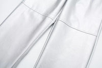 Monica Metallic Pants | Bold & Trendy Statement Trousers-S-State of Style