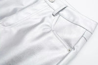 Monica Metallic Pants | Bold & Trendy Statement Trousers-S-State of Style