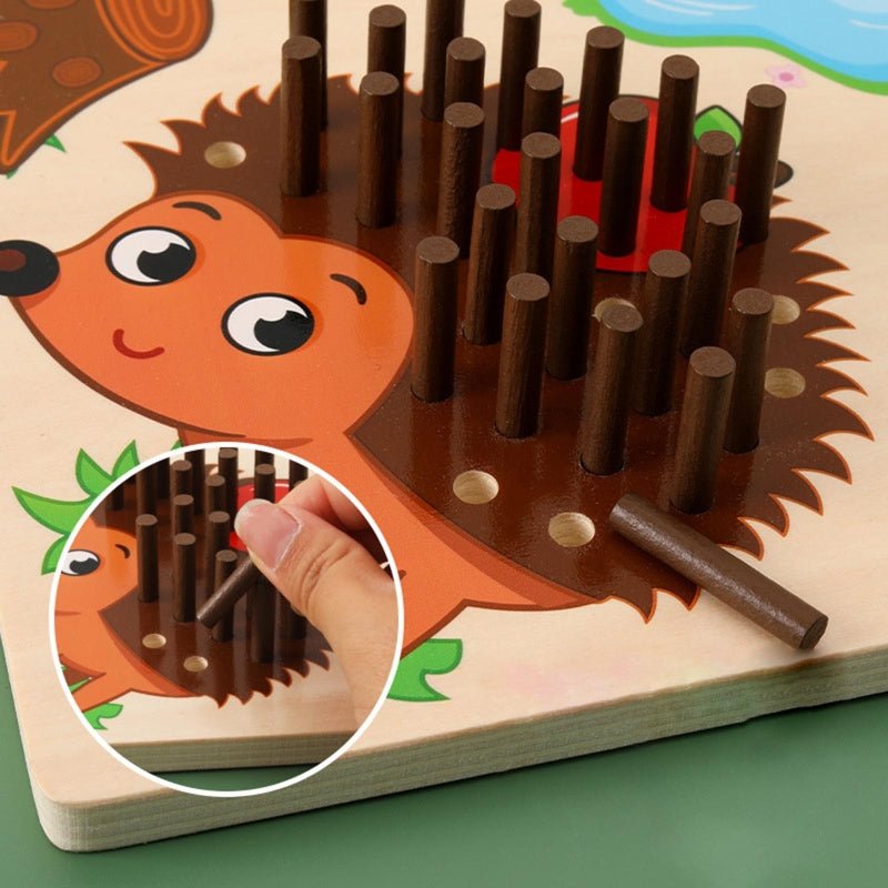 Montessori Counting and Sensory Toys for Preschoolers - CountingWithSpikes-State of Style