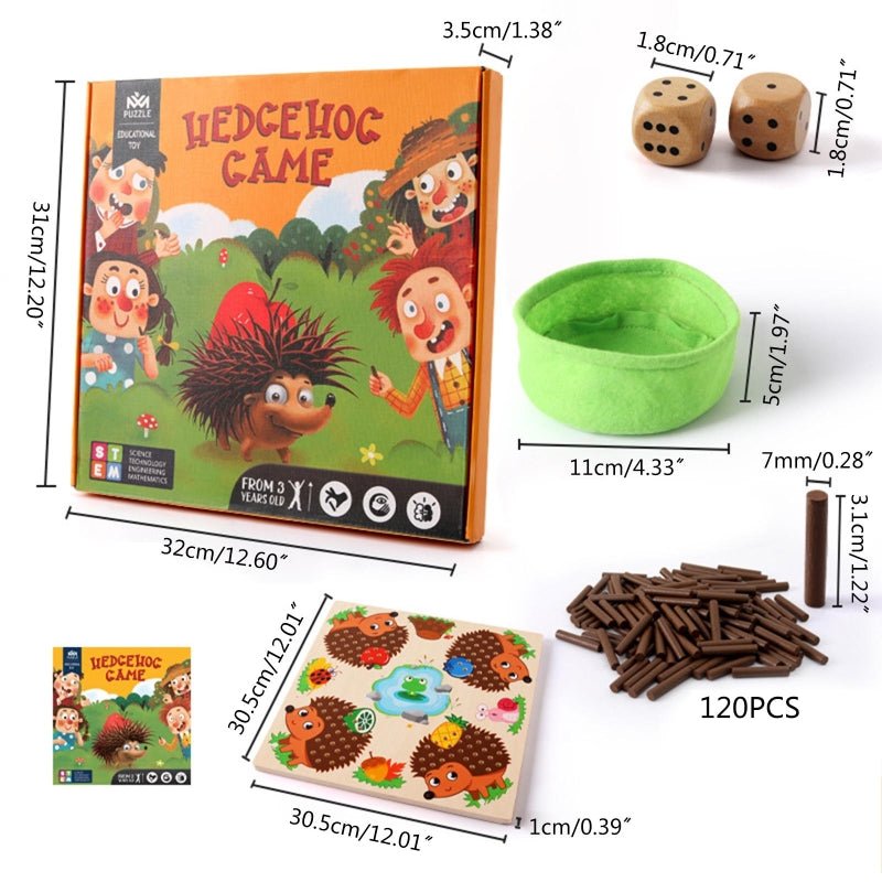 Montessori Counting and Sensory Toys for Preschoolers - CountingWithSpikes-State of Style