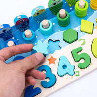 Montessori Toddler Activity Board - Wooden PlaySafari-Pastel XL-State of Style