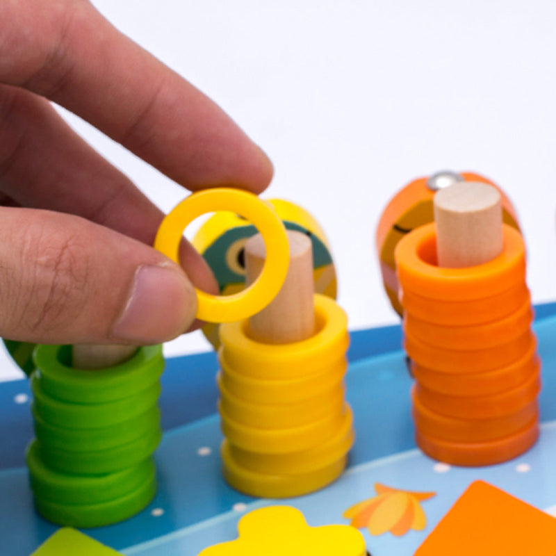 Montessori Toddler Playboard - Wooden PlaySafari-Pastel XL-State of Style