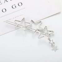 Moon Hair Clip | Stylish Round Moon Hairpin for Women-Gold Round-State of Style