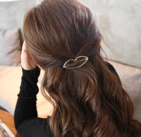 Moon Hair Clip | Stylish Round Moon Hairpin for Women-Gold Round-State of Style
