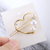 Moon Hair Clip | Stylish Round Moon Hairpin for Women-Gold Round-State of Style