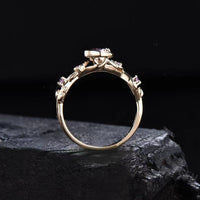 Moonstar Colour-Changing Alexandrite and Amethyst Engagement Ring - Elara-Gold-49mm-State of Style