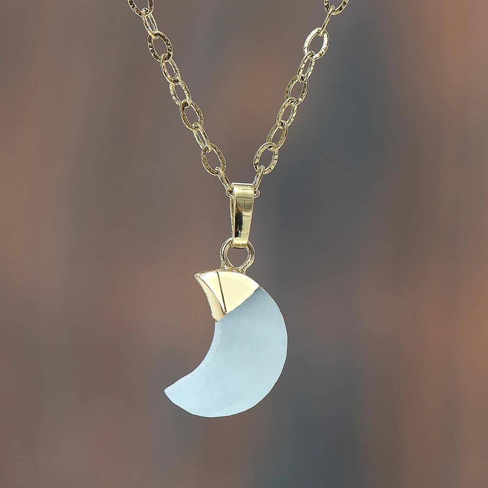 Moonstone Healing Necklace – Celestina-Apatite-State of Style