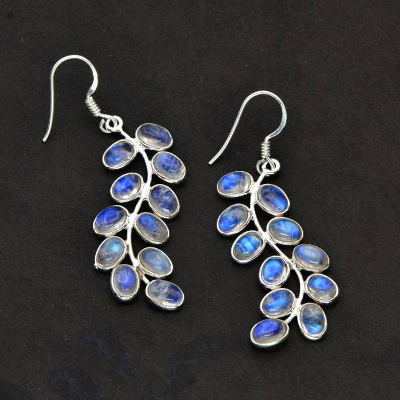 Moonstone Night Light Earrings - Jante-State of Style