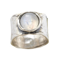 Moonstone Ring in Silver - Luna-6-State of Style