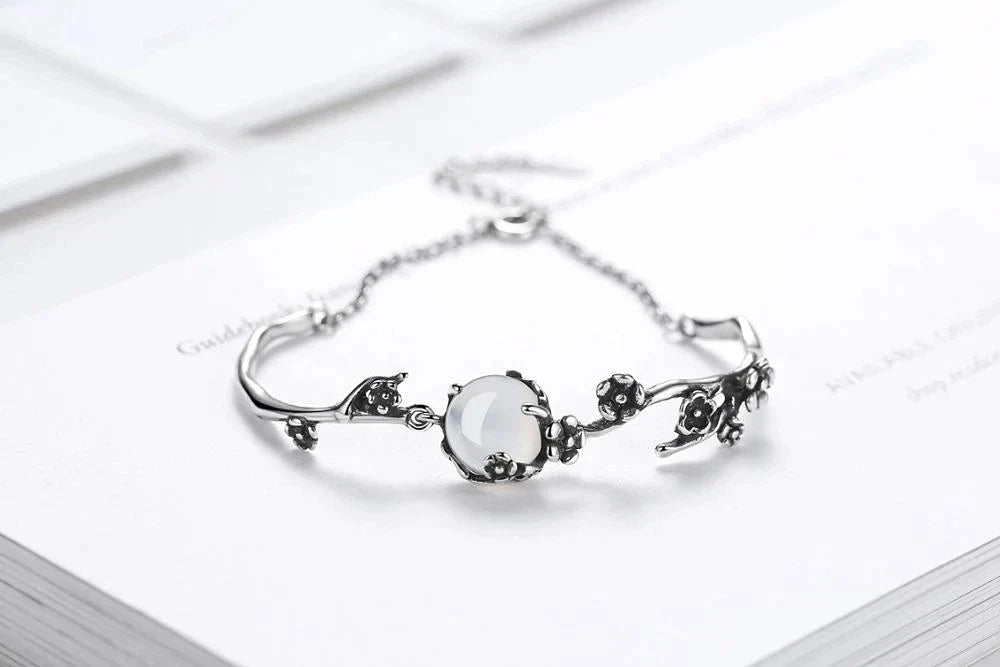 Moonstone Silver Bracelet | Elegant and Timeless Jewellery-State of Style