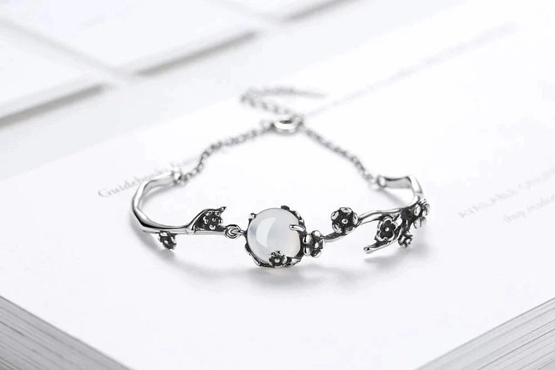 Moonstone Silver Bracelet | Elegant and Timeless Jewellery-State of Style