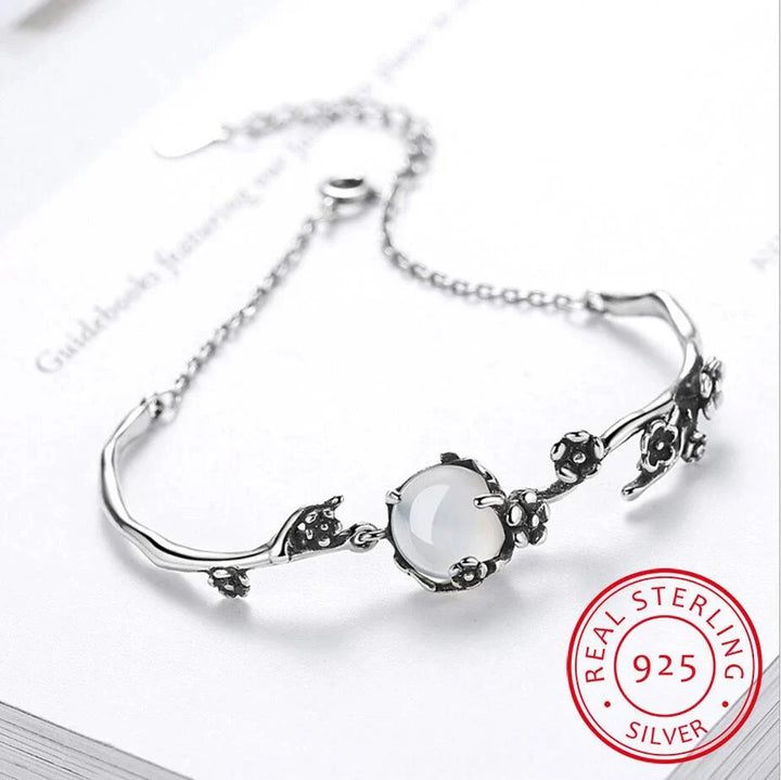 Moonstone Silver Bracelet | Elegant and Timeless Jewellery-State of Style
