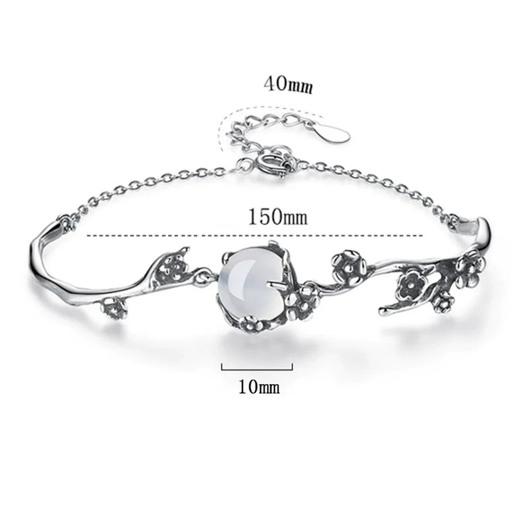 Moonstone Silver Bracelet | Elegant and Timeless Jewellery-State of Style