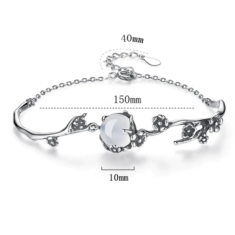 Moonstone Silver Bracelet | Elegant and Timeless Jewellery-State of Style