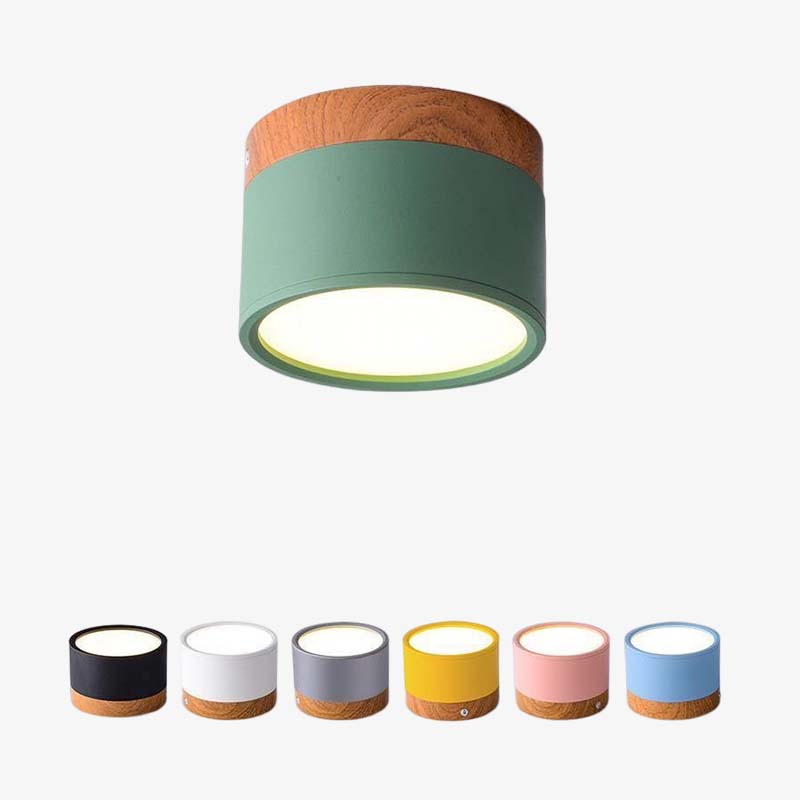 Morandi Style Modern LED Ceiling Light - LumiModo-5W-Warm White-Blue-State of Style
