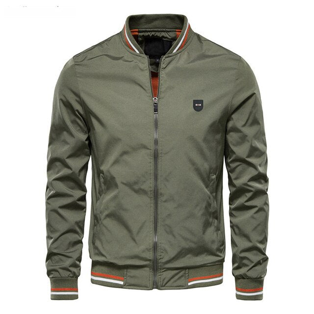 Moratos Lightweight Jacket | Stylish Summer Bomber-Olive-M-State of Style