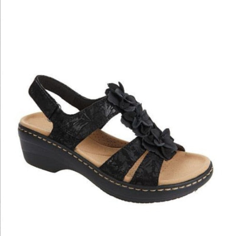 MorganSandals | Women's Boho-Inspired Summer Sandals-Black-4.5-State of Style