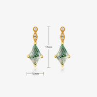 Moss Agate and White Zircon Jewellery Set – Lana-Necklace-State of Style