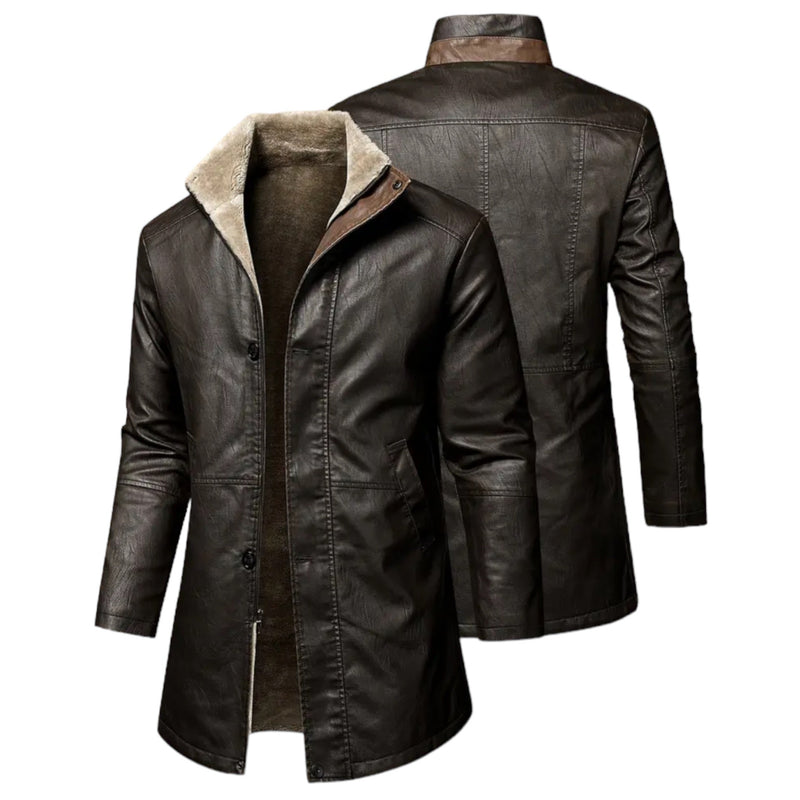 Motor jacket with Stylish Protection for Men - Stealth Phantom-Saddle brown-S-State of Style