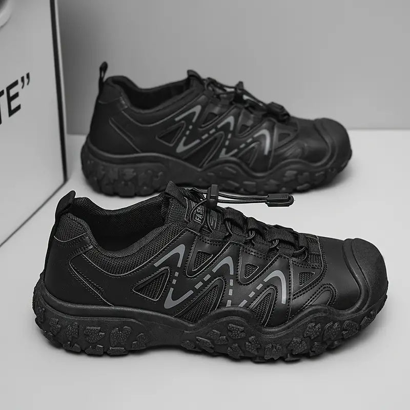 MountainStride Stylish Hiking Boots-Black-6.5-State of Style