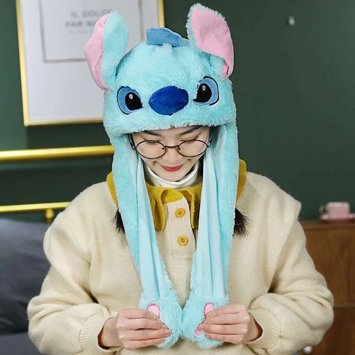 Movable Ears Hat - Hop-Ears-Blue Stitch-State of Style