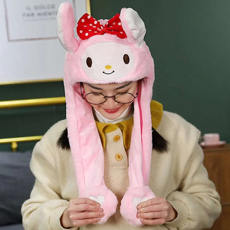 Movable Ears Hat - Hop-Ears-Pink Melody-State of Style