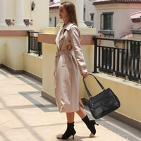 Multi-Compartment Women’s Shoulder and Crossbody Handbag – FlexiCarry