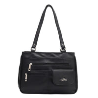 Multi-Compartment Women’s Shoulder and Crossbody Handbag – FlexiCarry