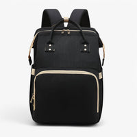 Multi-Functional Changing Bag with Pull-Out Baby Cot – Noëlle-Black-State of Style