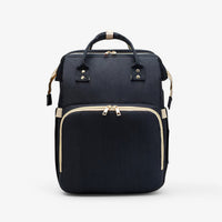 Multi-Functional Changing Bag with Pull-Out Baby Cot – Noëlle-Black-State of Style