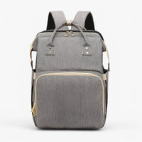 Multi-Functional Changing Bag with Pull-Out Baby Cot – Noëlle-Grey-State of Style