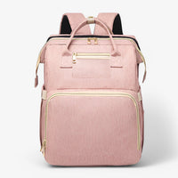 Multi-Functional Changing Bag with Pull-Out Baby Cot – Noëlle-Light pink-State of Style