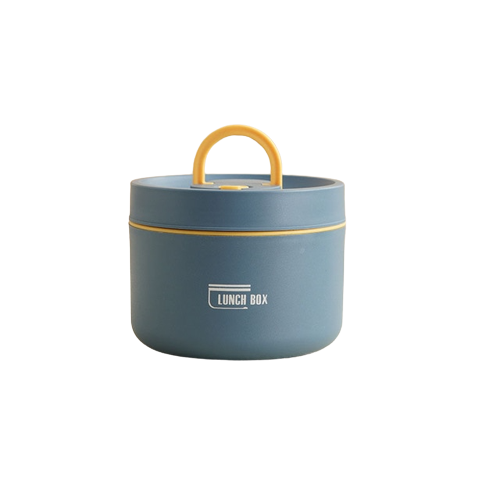 Multi-layer Insulated Lunch Box with FREE Carry Bag - ThermoBox-Blue-Big-State of Style
