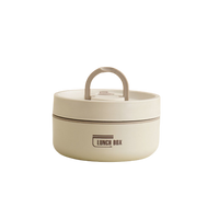 Multi-layer Insulated Lunch Box with FREE Carry Bag - ThermoBox-White-Small-State of Style