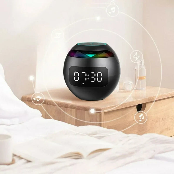 Multifunctional Alarm Clock – GlowBeep Speaker Clock-Pink-State of Style
