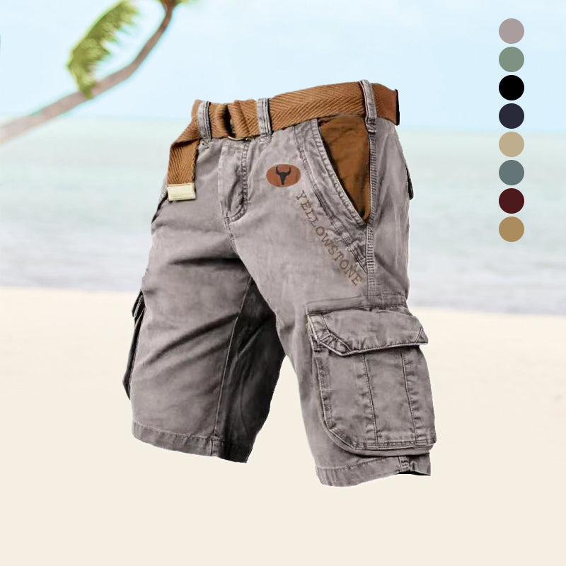 Multifunctional Cargo Shorts for Men - Ethan-Grijs-S-State of Style
