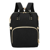 Multifunctional Changing Bag with Changing Mat – CarryNest-Black-State of Style