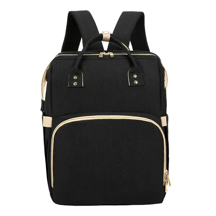 Multifunctional Changing Bag with Changing Mat – CarryNest-Black-State of Style