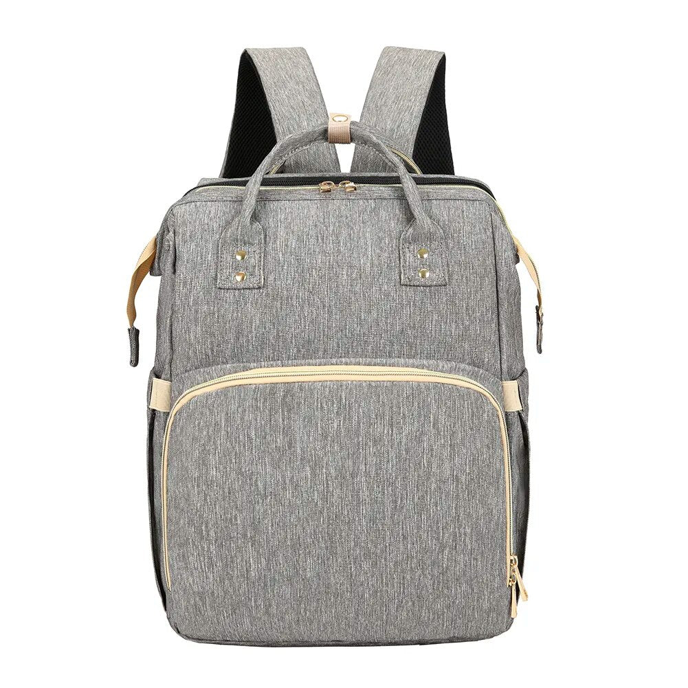 Multifunctional Changing Bag with Changing Mat – CarryNest-Gray-State of Style