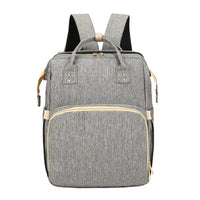 Multifunctional Changing Bag with Changing Mat – CarryNest-Gray-State of Style