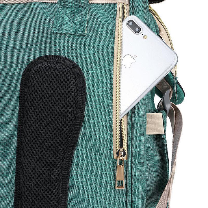 Multifunctional Changing Bag with Changing Mat – CarryNest-Green-State of Style