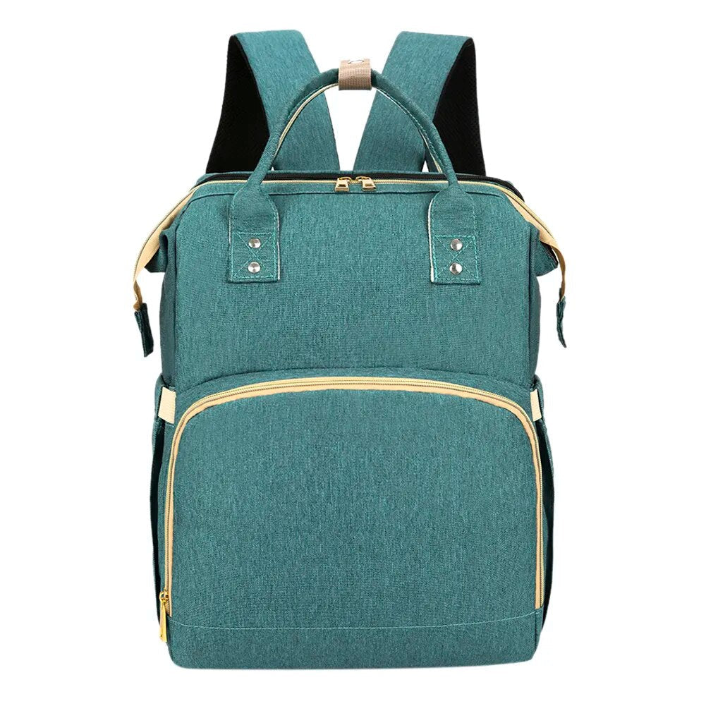Multifunctional Changing Bag with Changing Mat – CarryNest-Green-State of Style