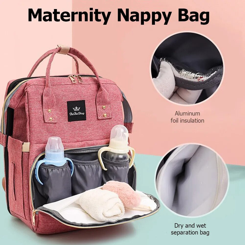 Multifunctional Changing Bag with Changing Mat – CarryNest-Green-State of Style